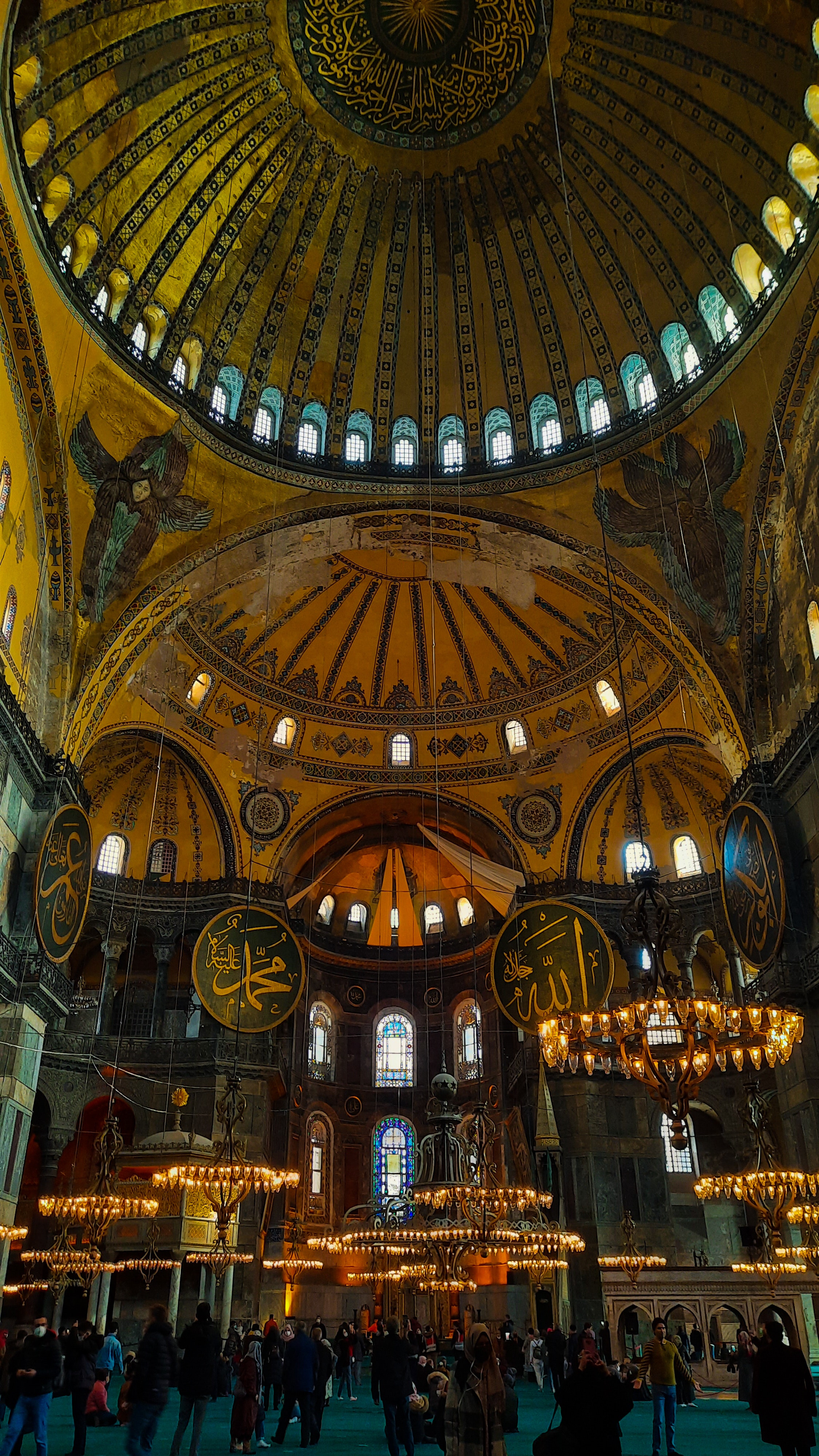 inside hagia sophia